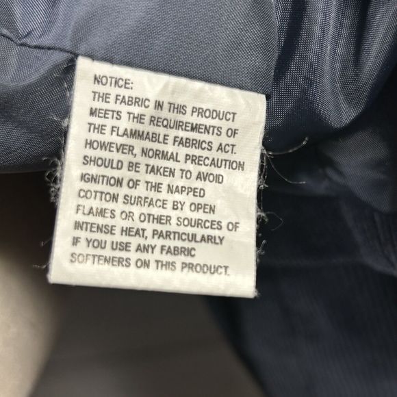 Vintage LL Bean Women's 2-Button Blazer Corduroy Jacket Pocket Navy Blue Sz 12 R - Picture 10 of 12